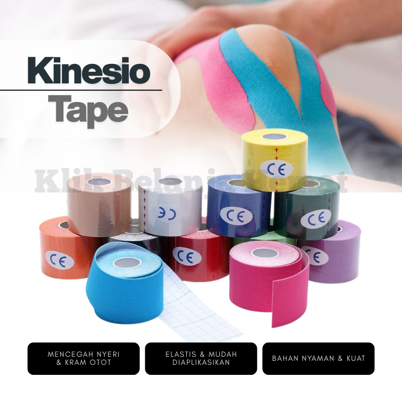 Original Kinesio Tape Taping Kinesiology Tape / Kinesiology Tape Plester Kinesio Perban Kinesio