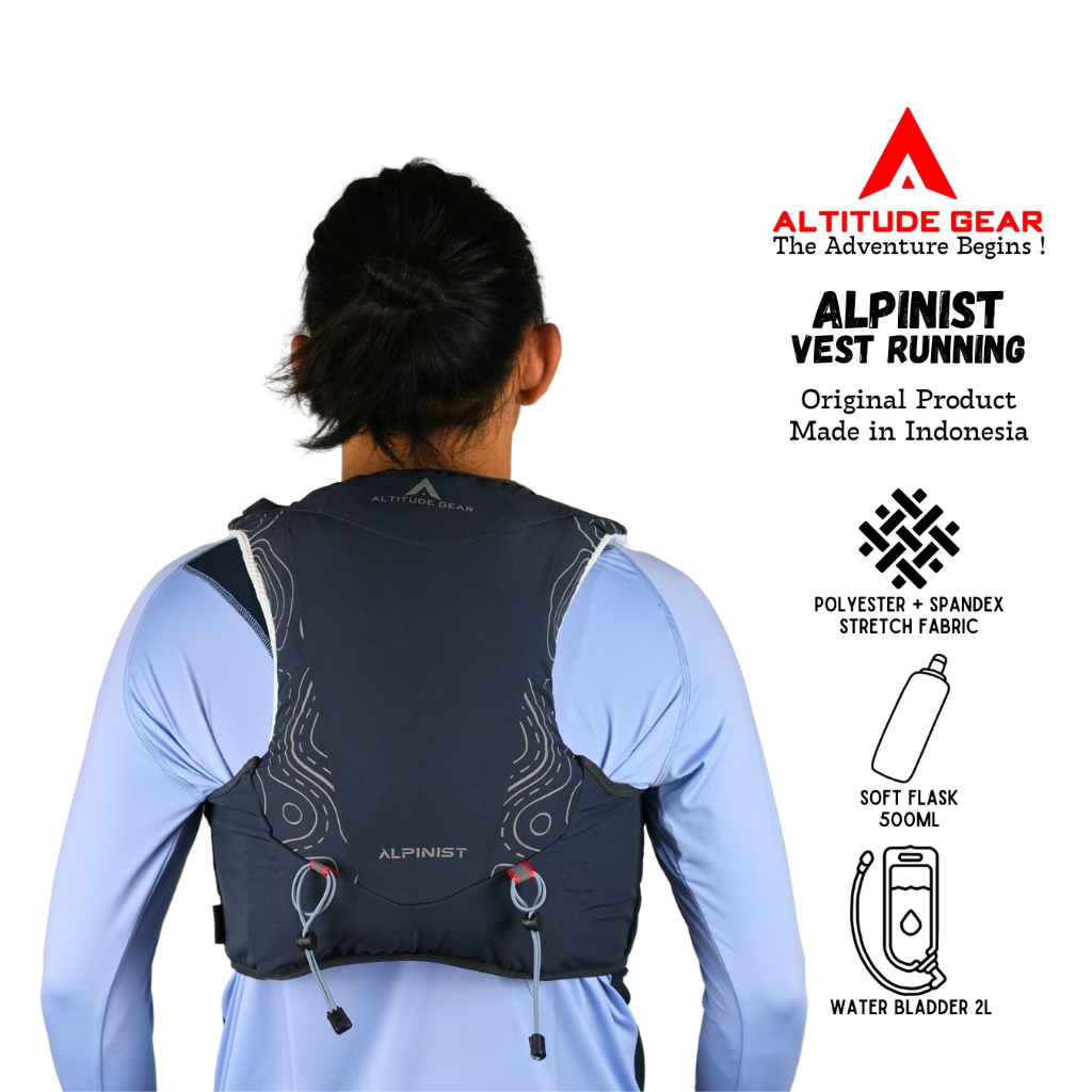Vest Trail Running Vest Rompi Hydropack Tas Sepeda Tas Running Altitude Gear Alpinist
