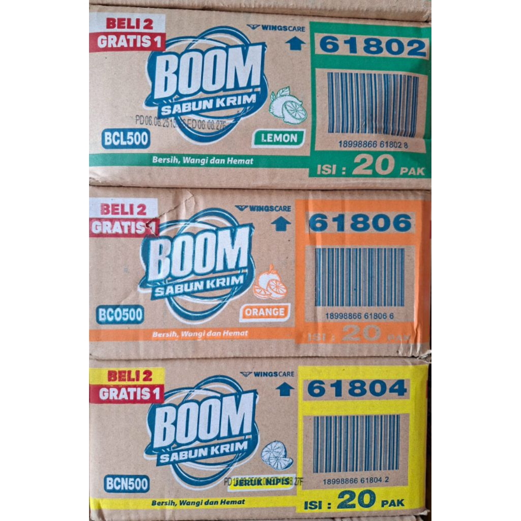 sabun colek boom per dus