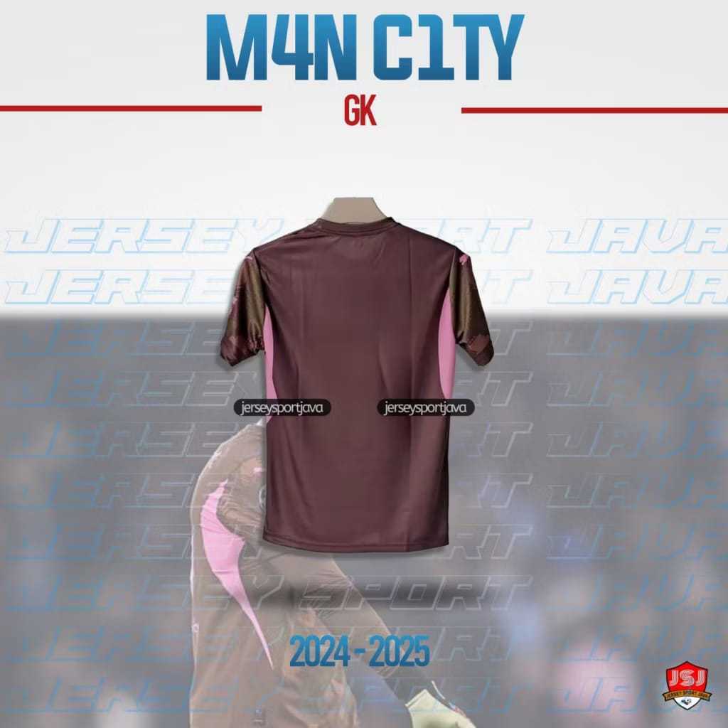 ( BISA COD ) JERSEY BAJU BOLA PRIA CITY GK/KIPER 2024 2025 GRADE ORI - IMPORT