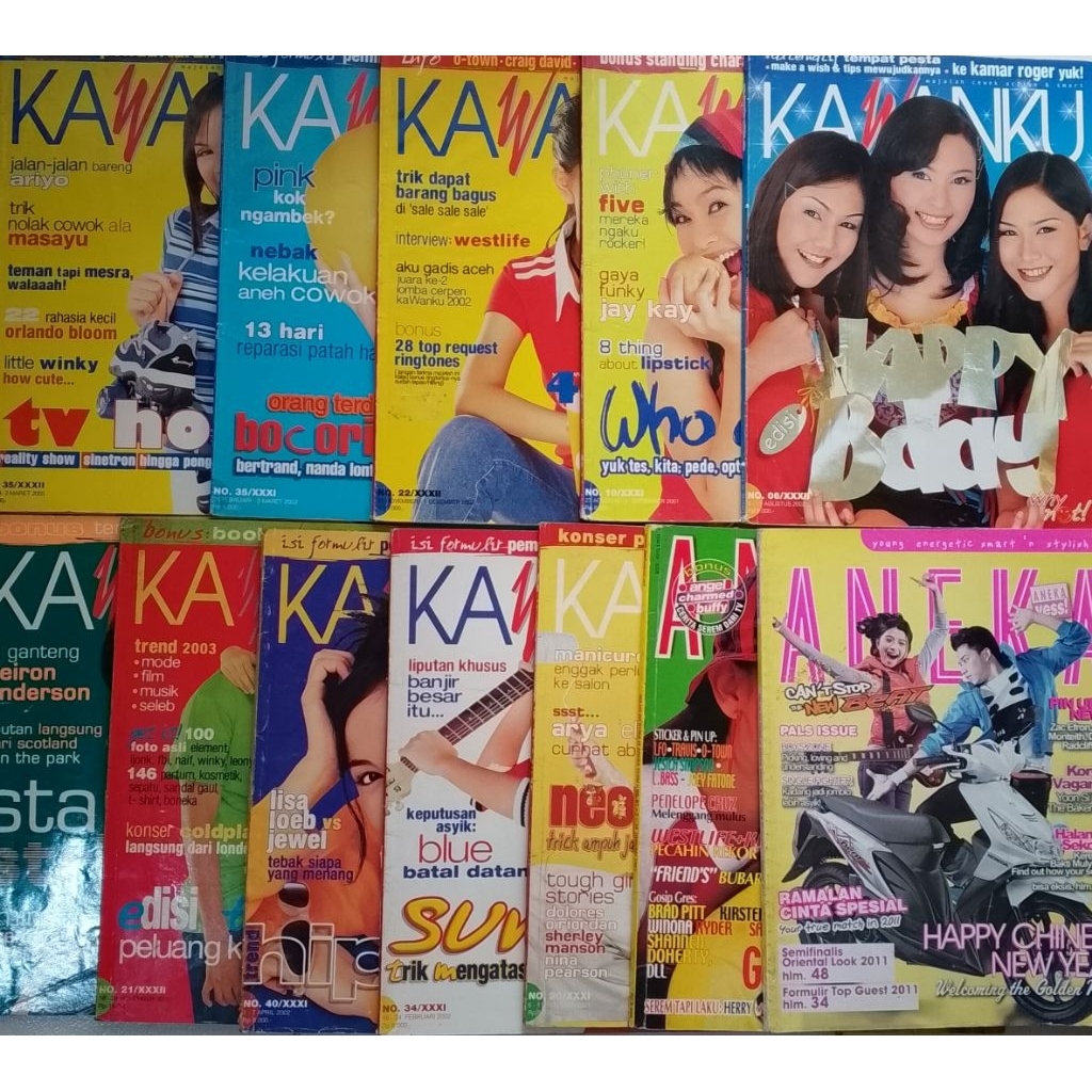 MAJALAH KAWANKU BEKAS