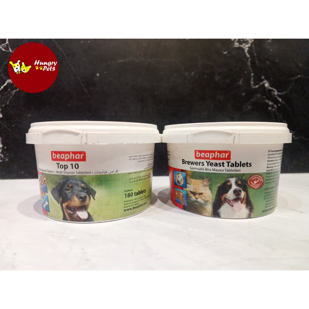 Beaphar Top 10 & Brewers Yeast – Suplemen Lengkap untuk Anjing & Kucing Sehat