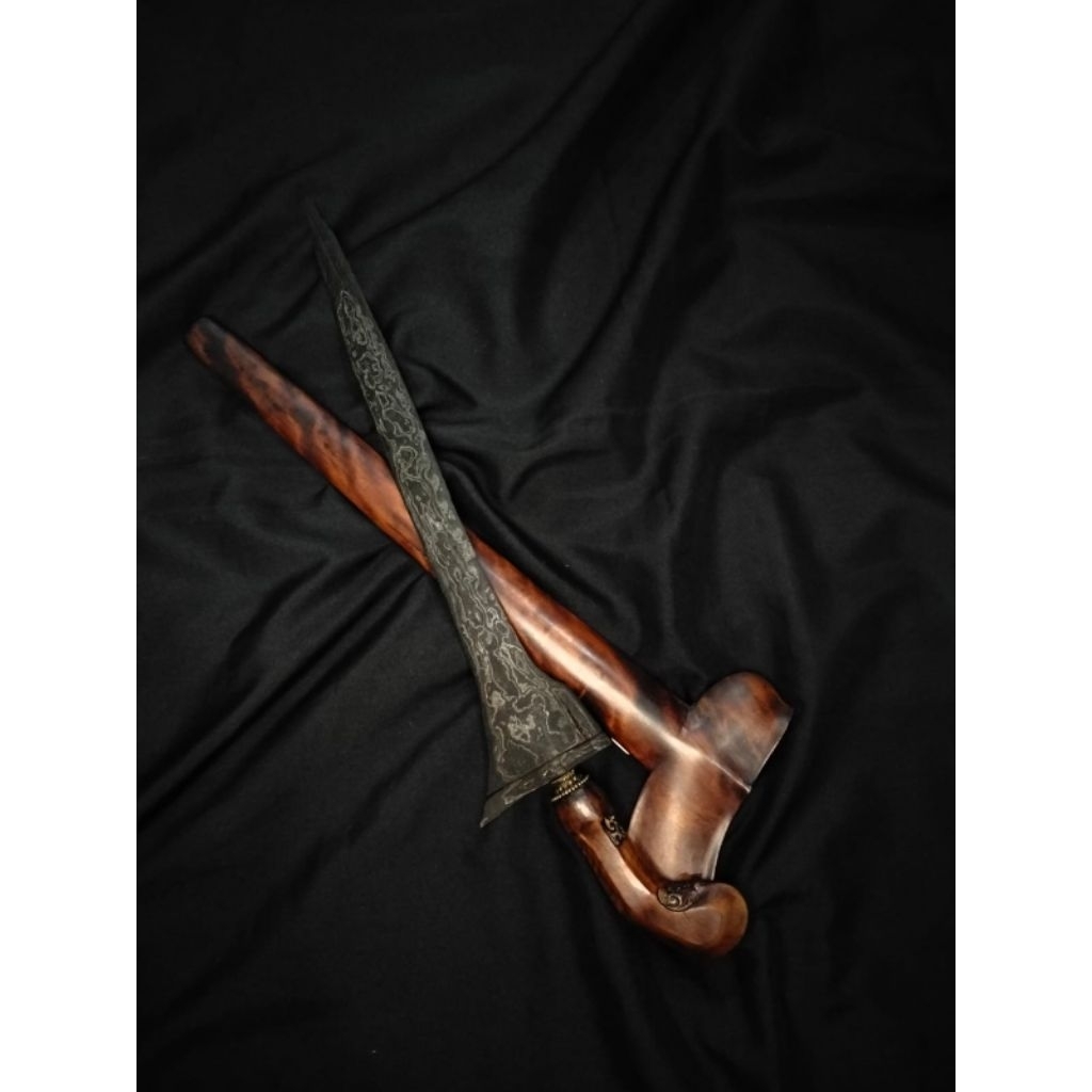 Keris Sepuh Brojol Pamor Udan Mas Tiban Warangka Trembalo - Keris Sepuh Murah