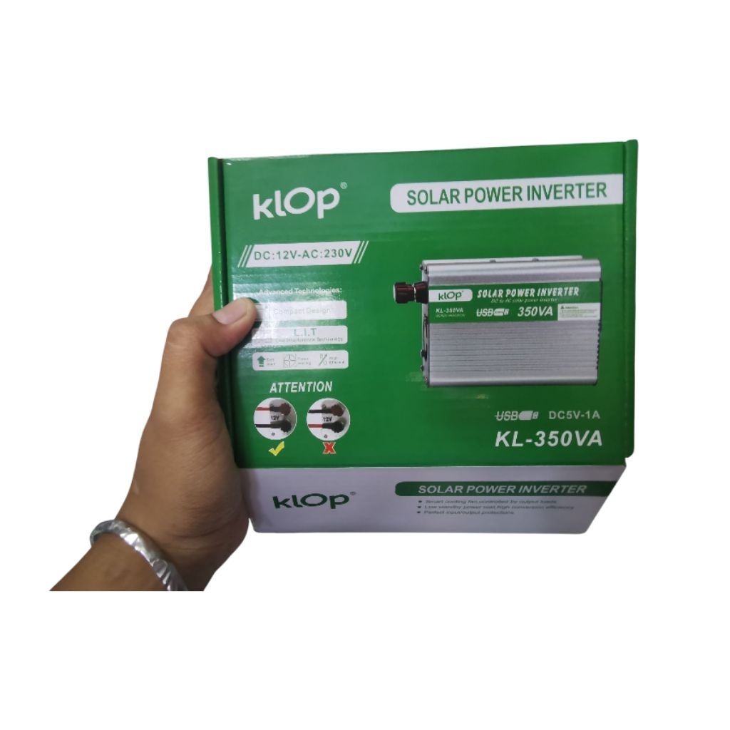 Inverter DC ke AC 350W 500W 1000W klop