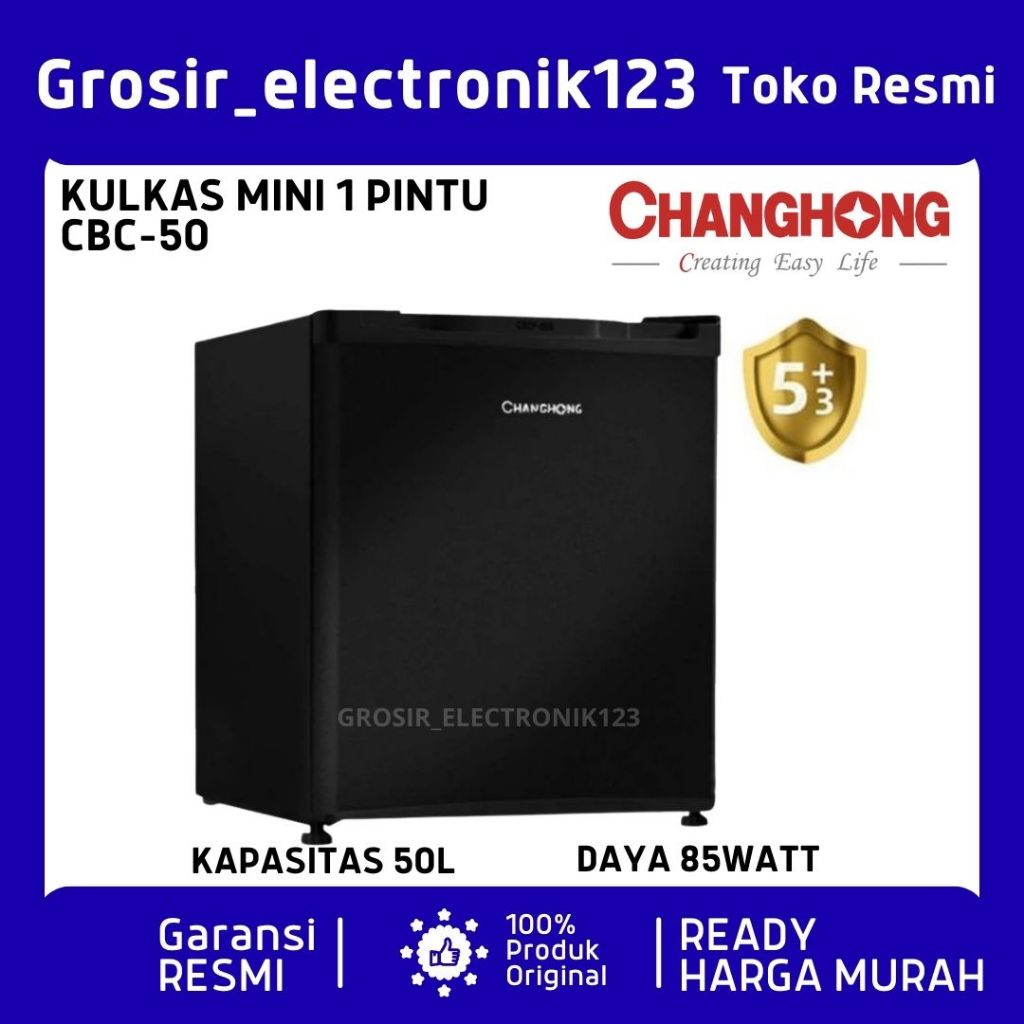 KULKAS PORTABLE CHANGHONG CBC50 / LEMARI ES 1 PINTU CBC 50