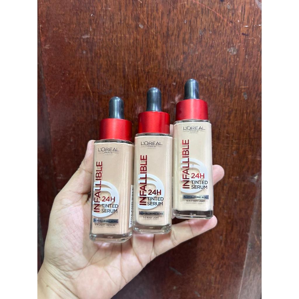 LOREAL SKIN TINT - INFALLIBLE TINTED SERUM // JSELECTIV X JHON KOSMETIK // Alas Bedak LOREAL  - ORI️