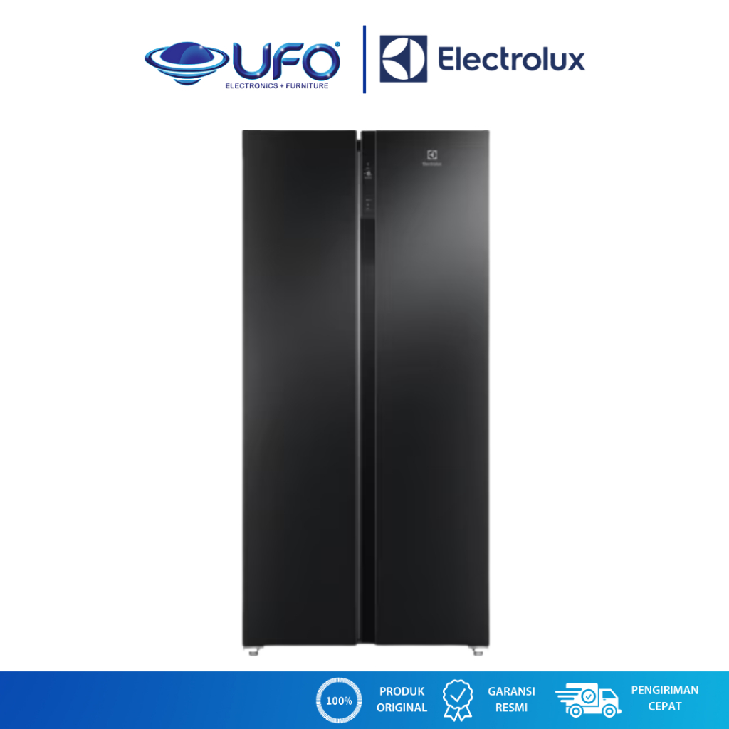 Electrolux Kulkas 600 Series Side By Side Refrigerator Kapasitas 505 Liter ESE5100BB