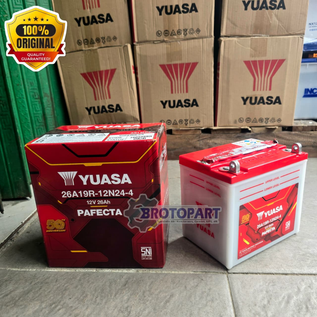 Aki YUASA 12N24-4 12Volt 26Ah ORIGINAL YUASA BATTERY