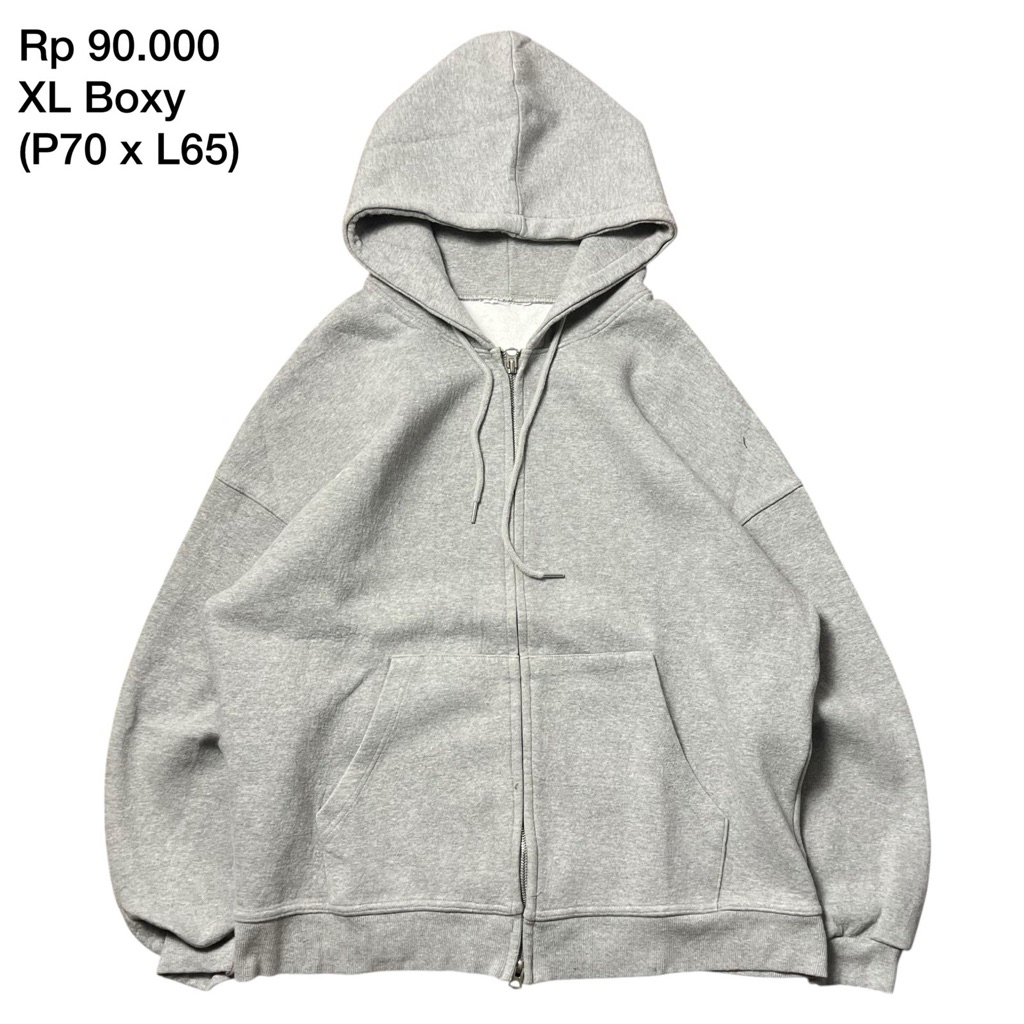 HOODIE Y2K / DOUBLE ZIPPER / BOXY / VINTAGE 27 SEPT 25