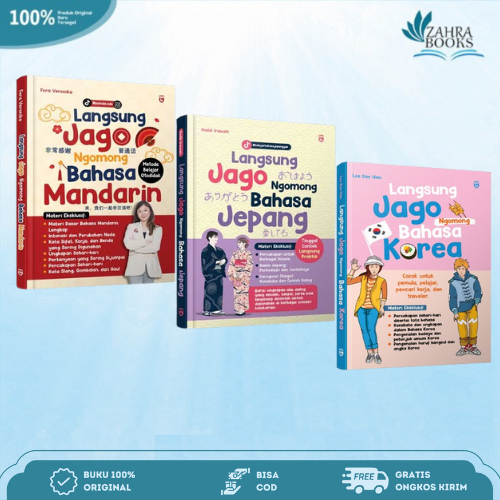 LANGSUNG JAGO NGOMONG BAHASA JEPANG,MANDARIN,KOREA