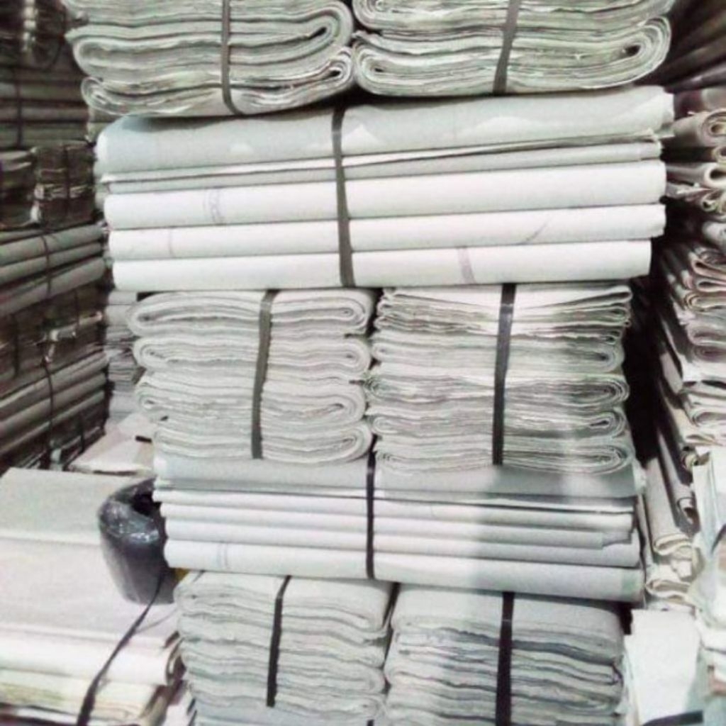 koran bekas hvo sablon dan koran polos&motif