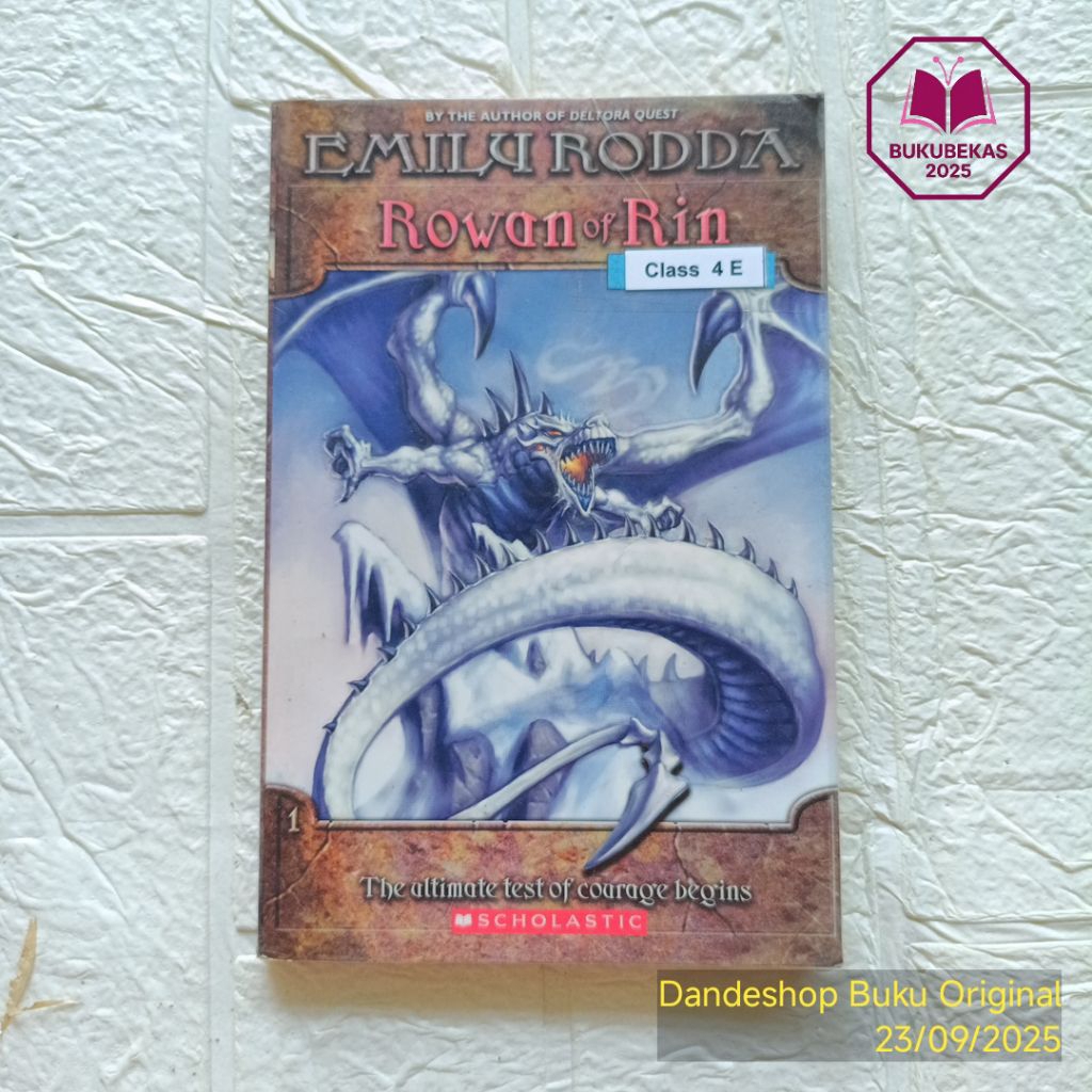 Rowan of Rin #1 by Emily Rodda - Novel Anak Bekas Preloved BAHASA INGGRIS