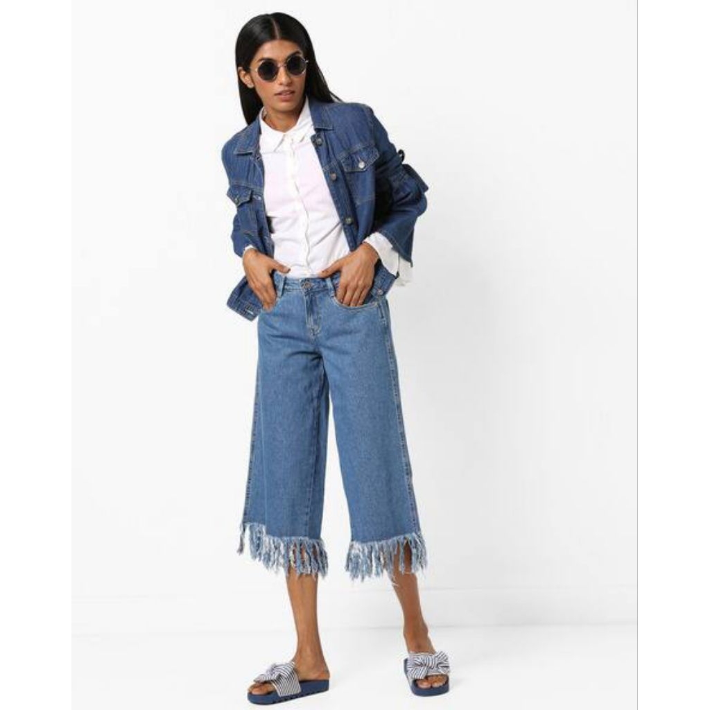 Kulot Jeans Midi Zara