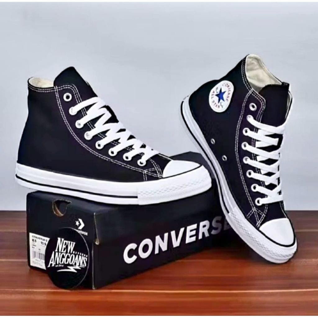 Promo 2025 10.10 Sepatu Converse All Star Bootsall Panjang Hitam Pria//Wanita Sneaker Grade