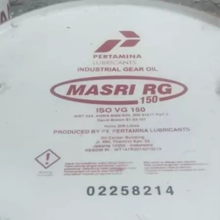 OLI PERTAMINA MASRI RG 150 ISO VG 150 / 209 LITER / AGEN PELUMAS OIL BERKUALITAS