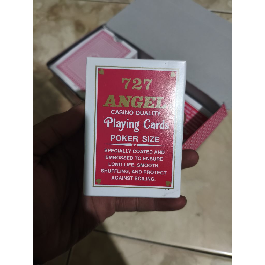 Kartu Remi ANGEL 727 original bekas ( SECOND ) murah