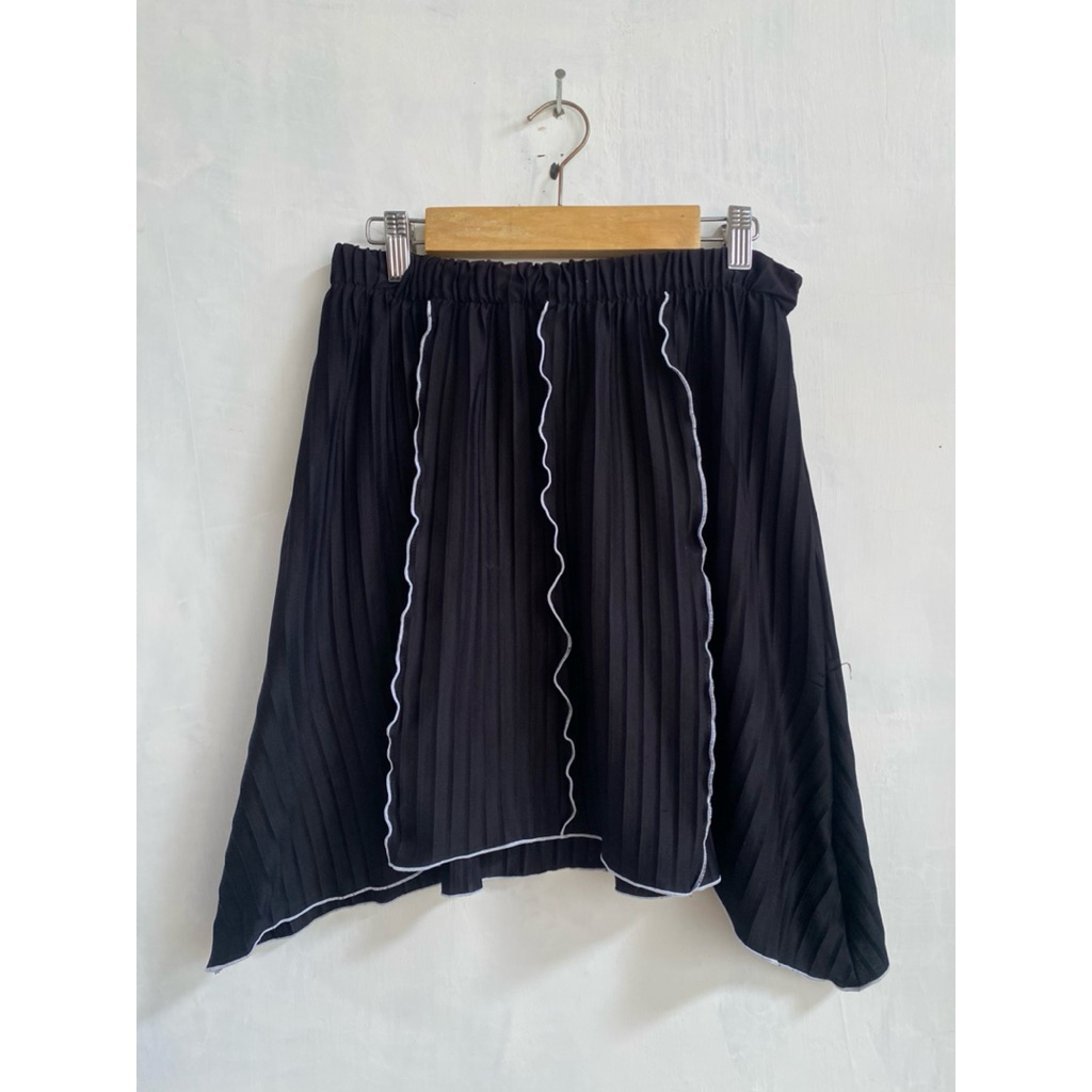 Rok senam - Rok pendek plisket - rok mini pendek garis