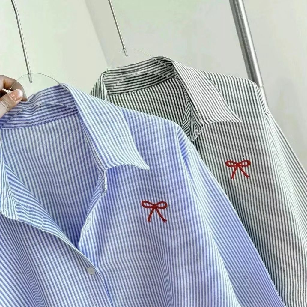 ( Diskon 5rb ) Twinkle Blouse Coquette Pita Ready Atasan Wanita Lengan Panjang Kekinian Linen Katun