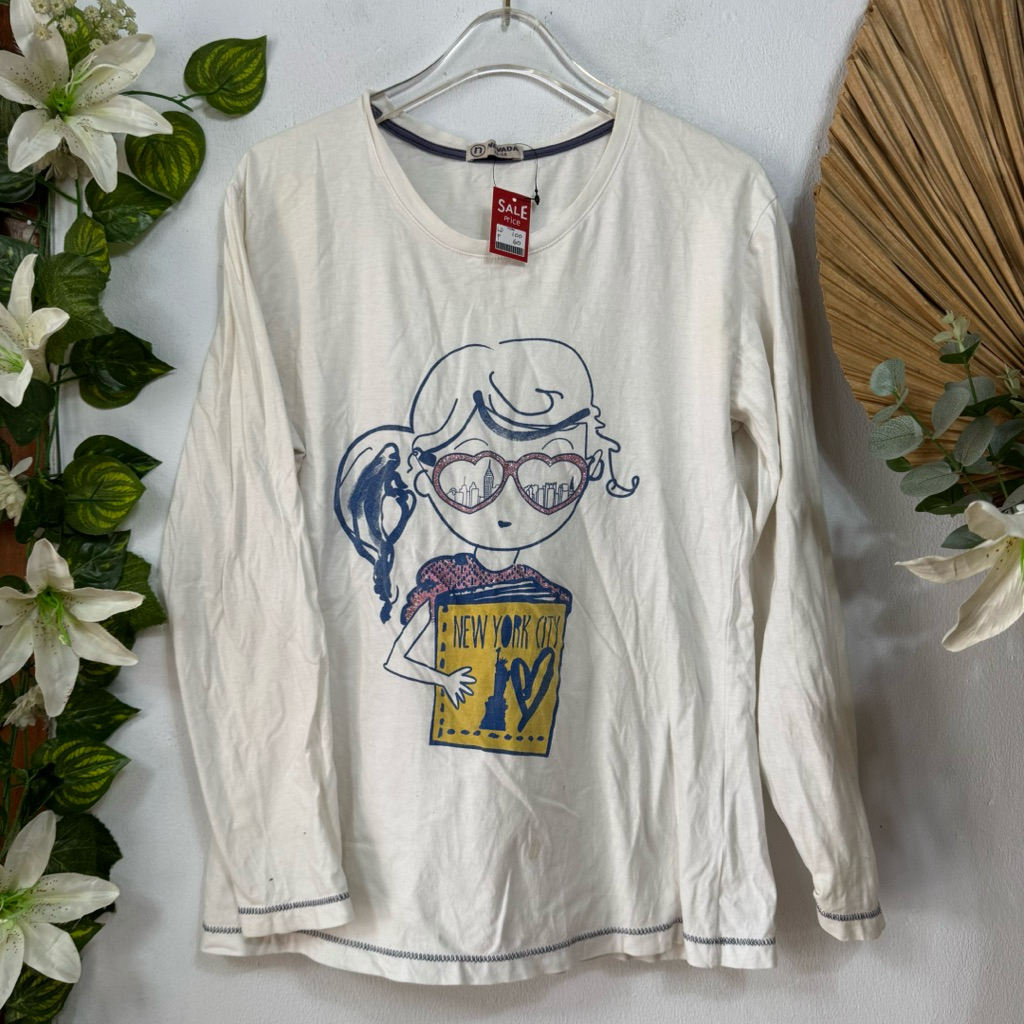 Kaos Putih Nevada Size M