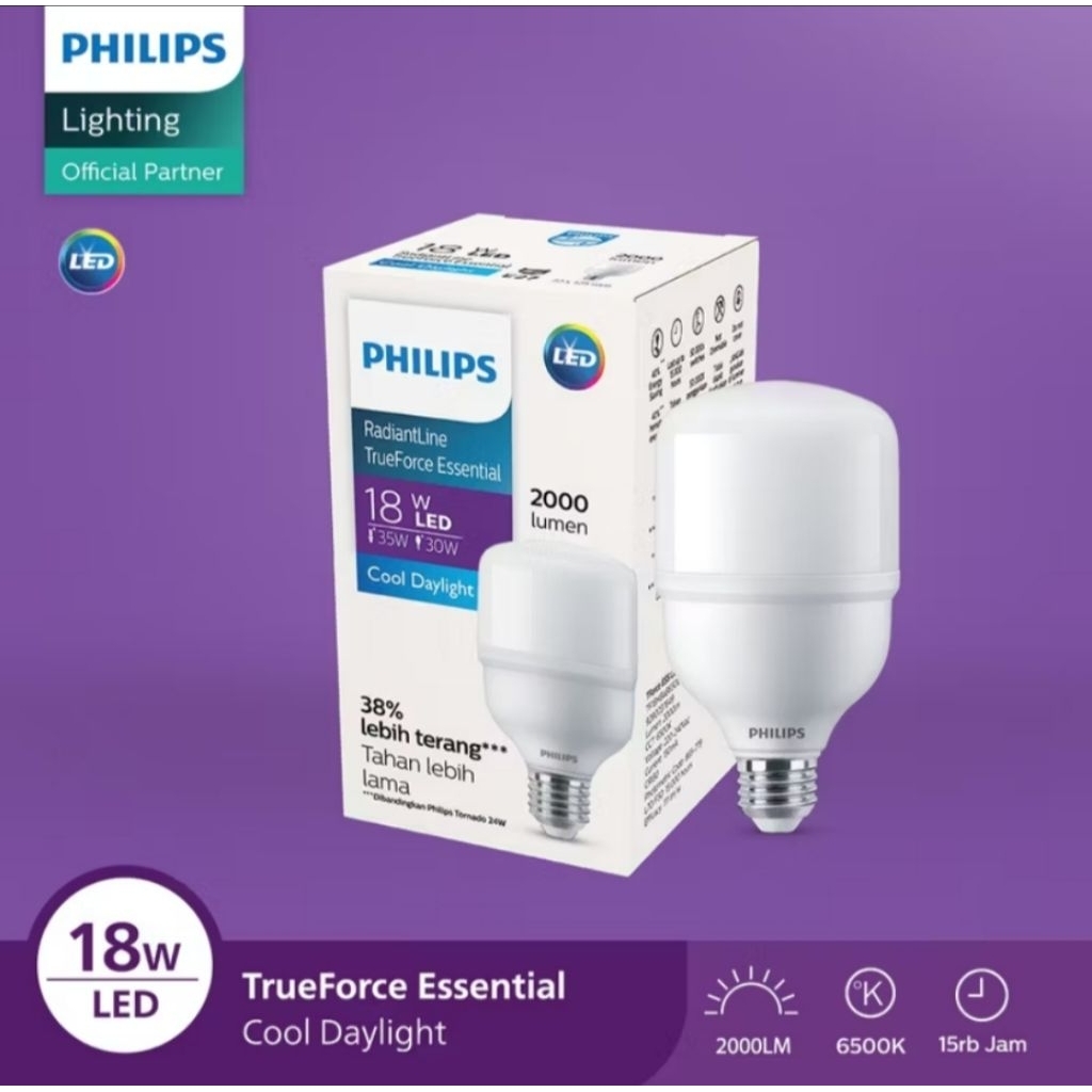 Lampu philips 18 watt