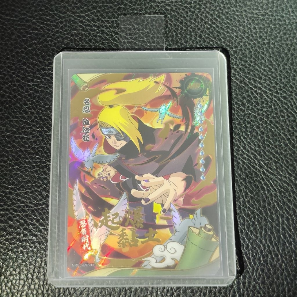 Kartu Kayou Naruto Original - NRCC-MR-003 Deidara Koleksi Anime Foil Langka