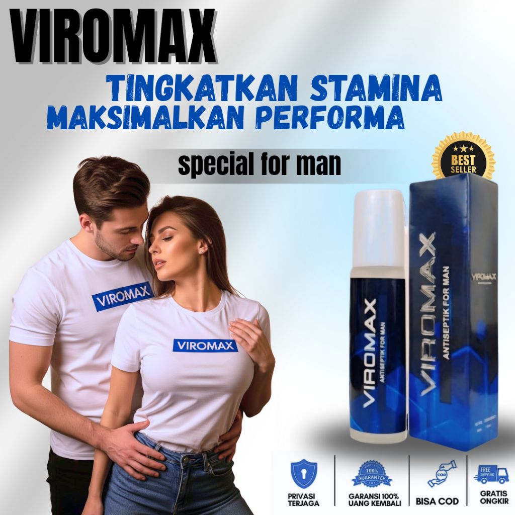VIROMAX Original Obat Kuat Oles Pria Tahan Lama Oles Asli Herbal Original BPOM