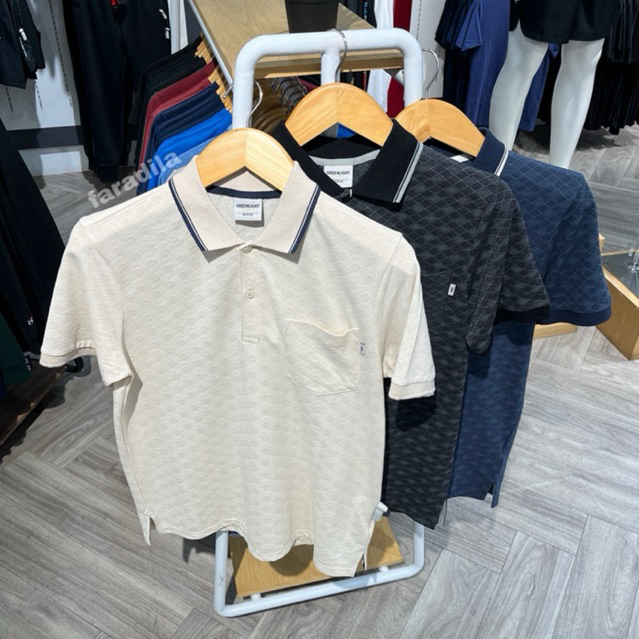 Kaos Polo Shirt Greenlight Essential 3 Warna Reguler Fit 100% Original