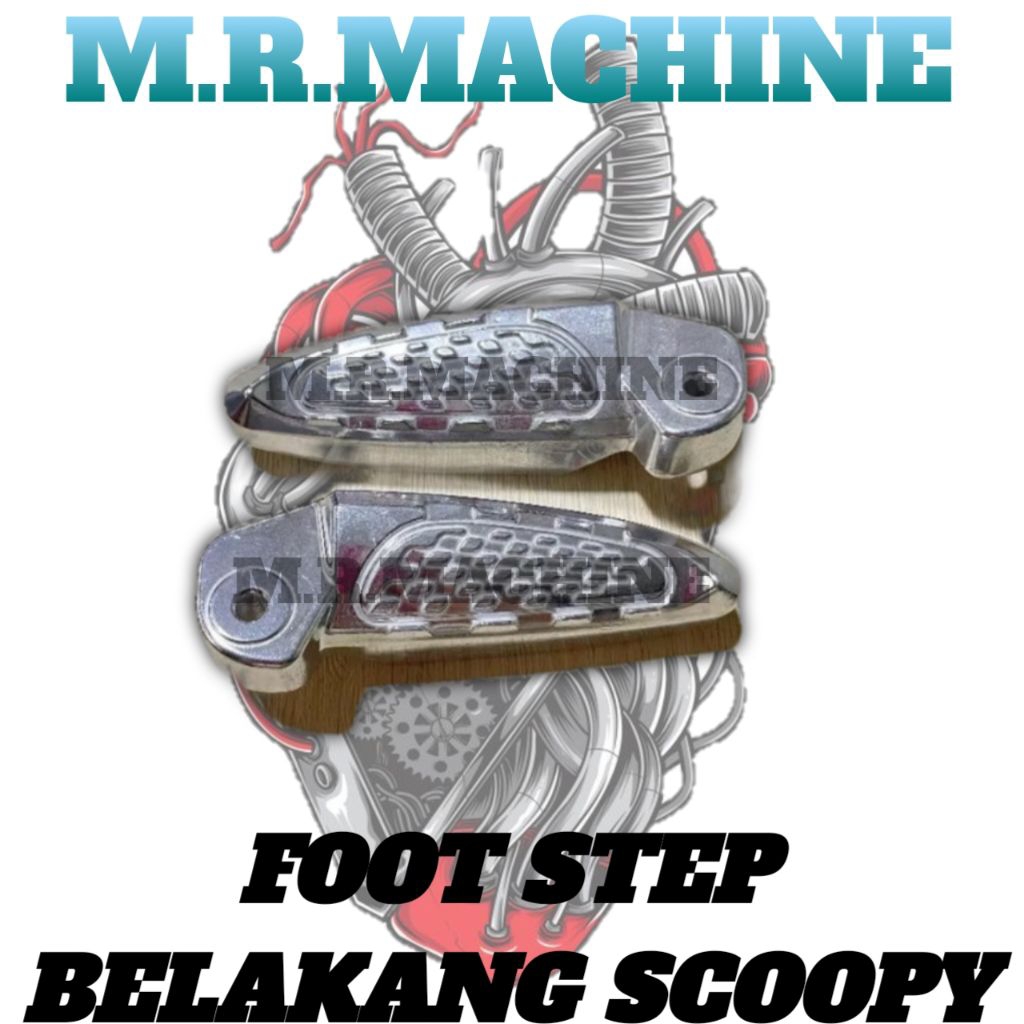 Footstep pijakan kaki belakang Honda Scoopy / Scoopy fi ckdpass