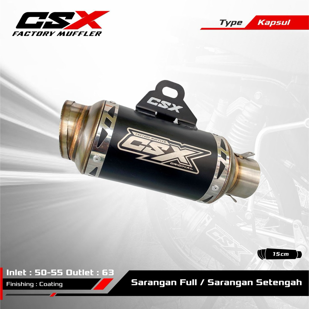 Silincer Racing Original Csx Silincer Type kapsul by Csx Factory Muffler