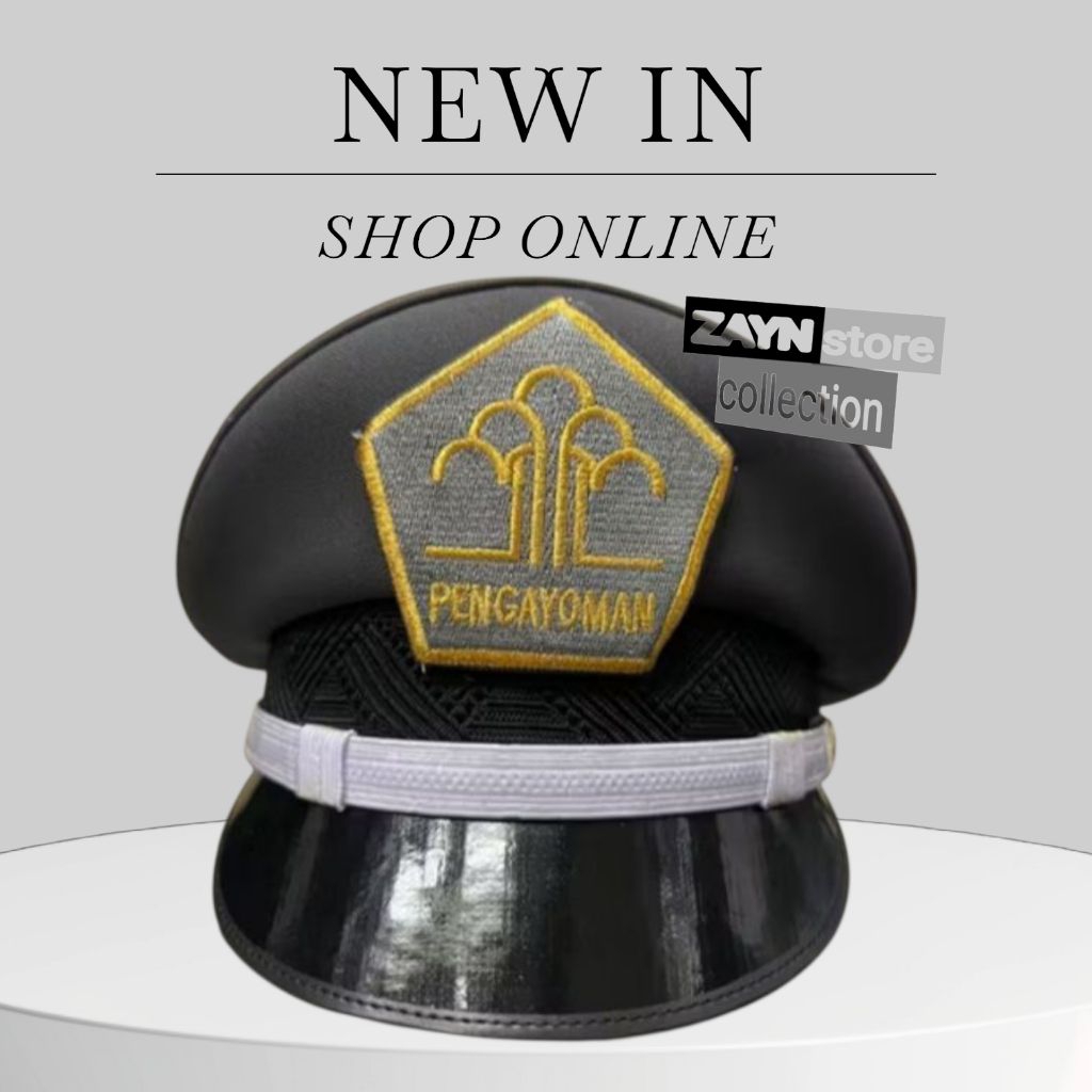 TOPI pet /PDU KEMENKUMHAM/PENGAYOMAN semua golongan
