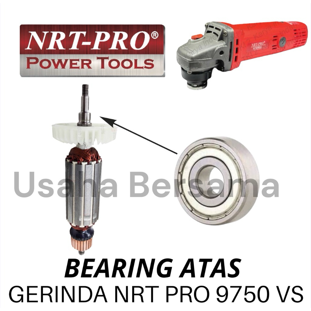 BEARING ATAS GERINDA 9750VS NRT PRO KLAHER LAHAR LAHER ATAS NRT 9750 GERINDA NRT PRO 9750 VS HD