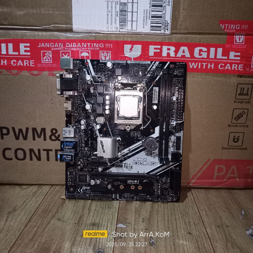 .:: PAKET MOBO ASROCK B365 & CORE I5 9600K GEN 9 LGA 1151 ::.