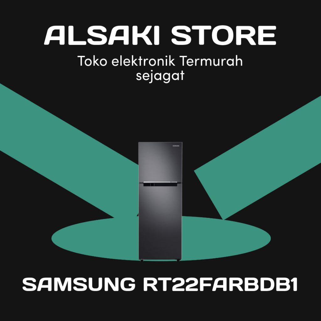 SAMSUNG RT22FARBDB1 Kulkas 2 Pintu samsung Digital Inverter Compressor