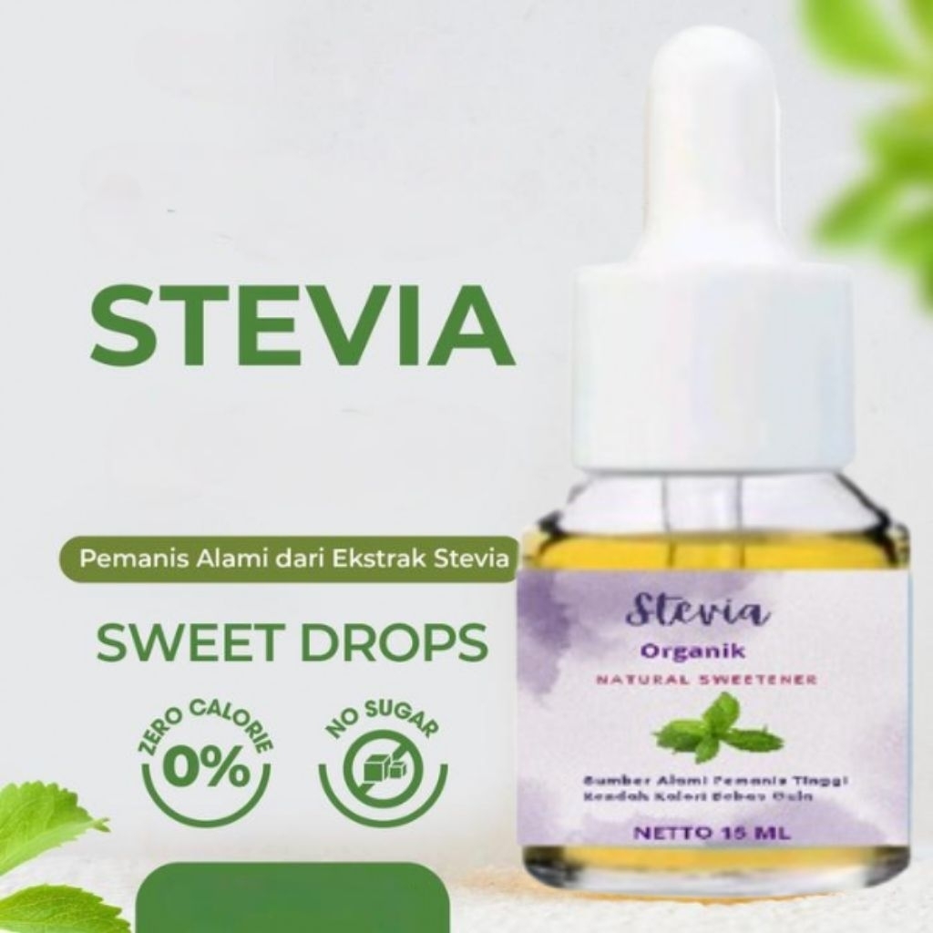 PEMANIS PENGGANTI GULA STEVIA SWEETENER ORGANIK 30 ML