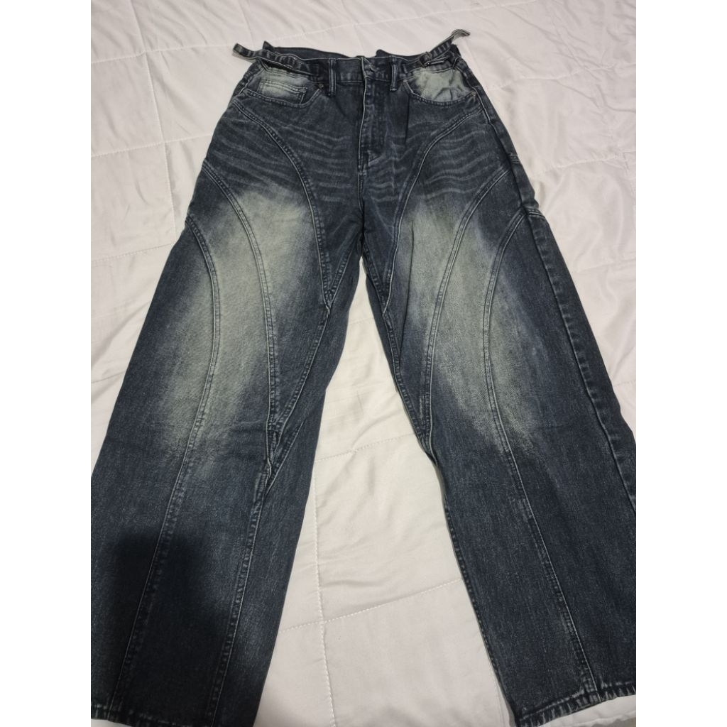 Catha Washed Baggy Jeans Size M Used