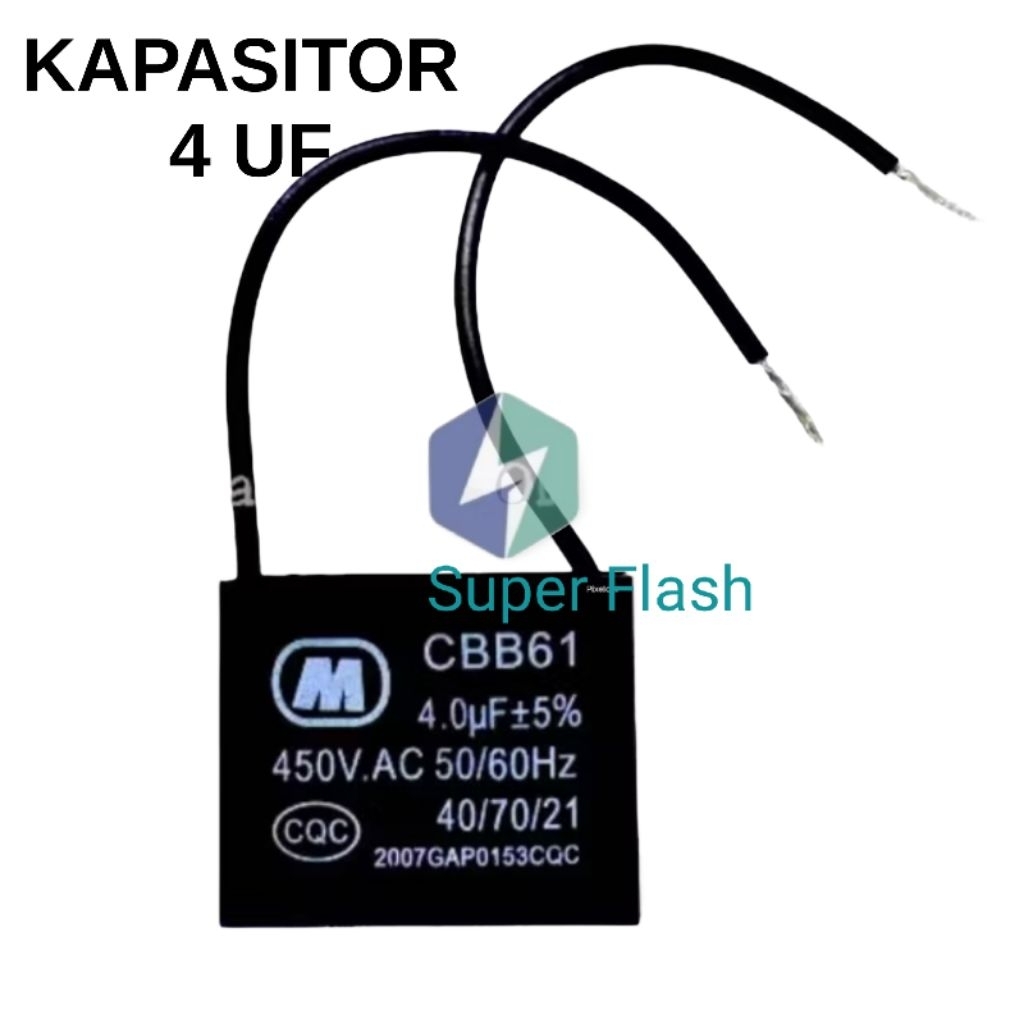 KAPASITOR KIPAS ANGIN 4 UF 450V