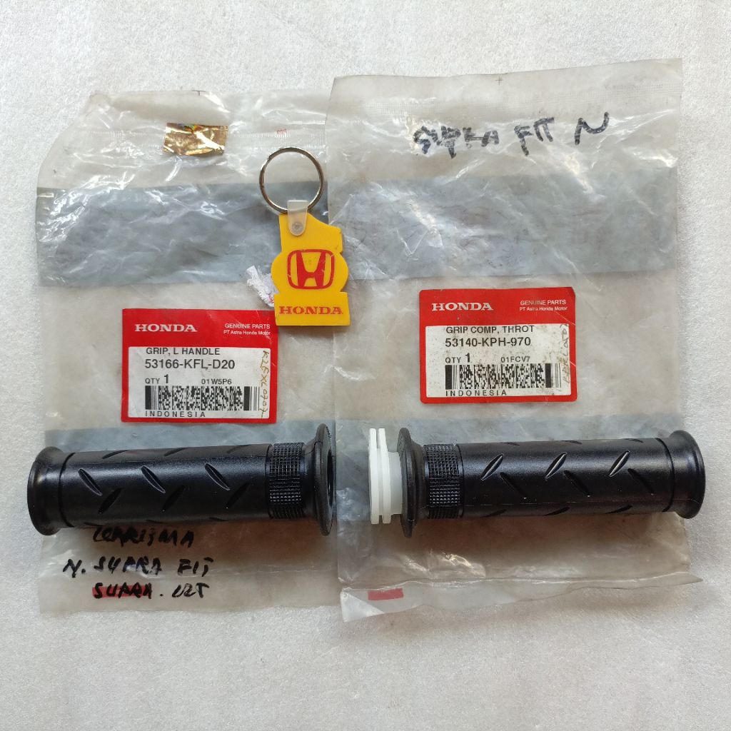 GRIP COMP THROT HANDGRIP KIRI KANAN PLUS SLONGSONG HONDA KARISMA 125 SUPRA X 125 LAMA BATMAN SUPRA F