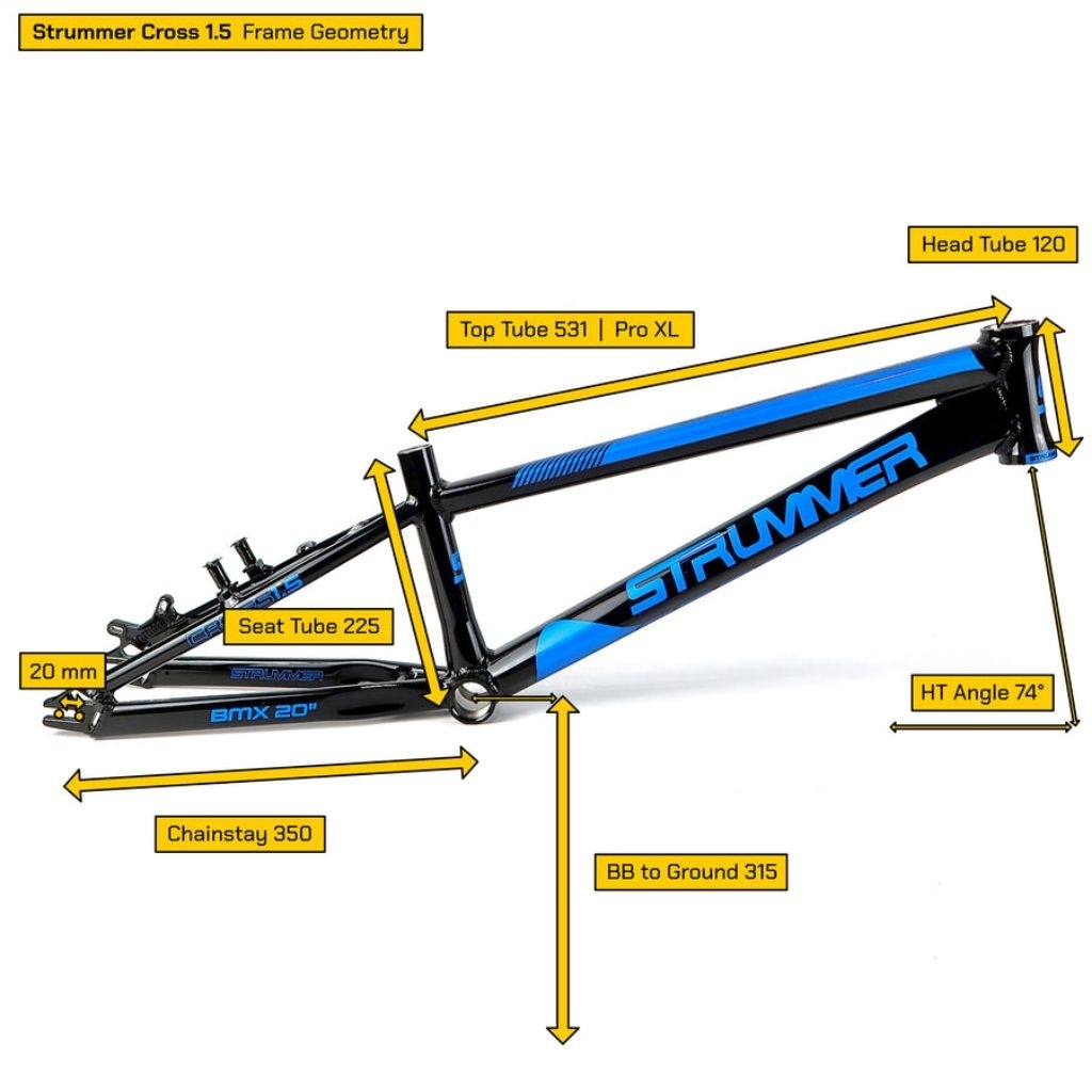Frame 20 BMX Strummer Cross 1.5 BMX Alloy