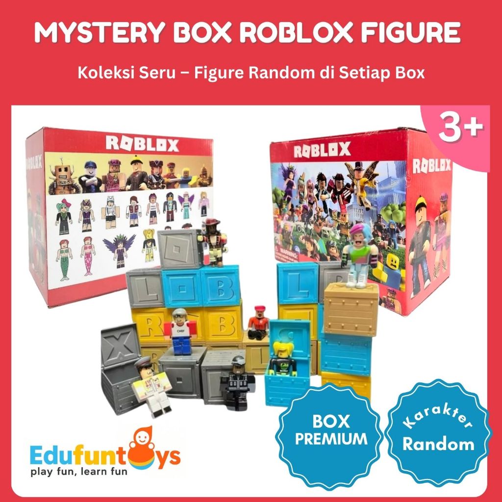 [EDUFUNTOYS] Mystery Box Roblox Figure – Mainan Roblox Action Figure
