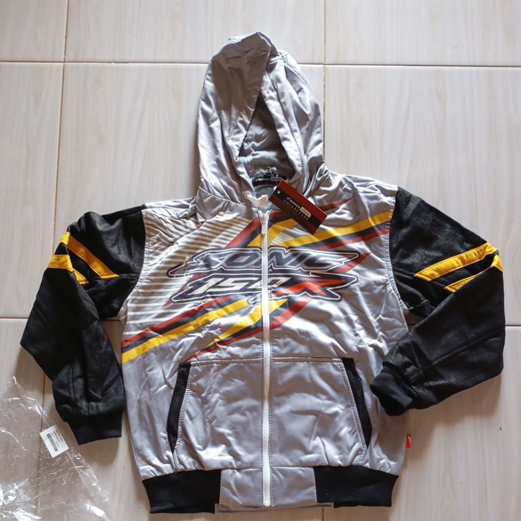 jaket honda sonic silver L original ASli bawaan motor