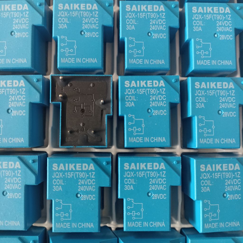 Relay 24 V 30 A saikeda original 24 volt 30 ampere 5 kaki