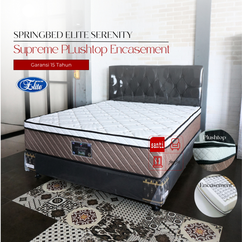 Springbed elite serenity supreme plushtop 180 x 200 Set