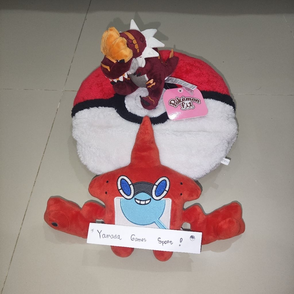 BONEKA POKEFIT TYRANTRUM GEN 6 POKEMON CENTER POKCEN ORI PLUSHIE DOLL Boneka Pokefit boneka pokefit 