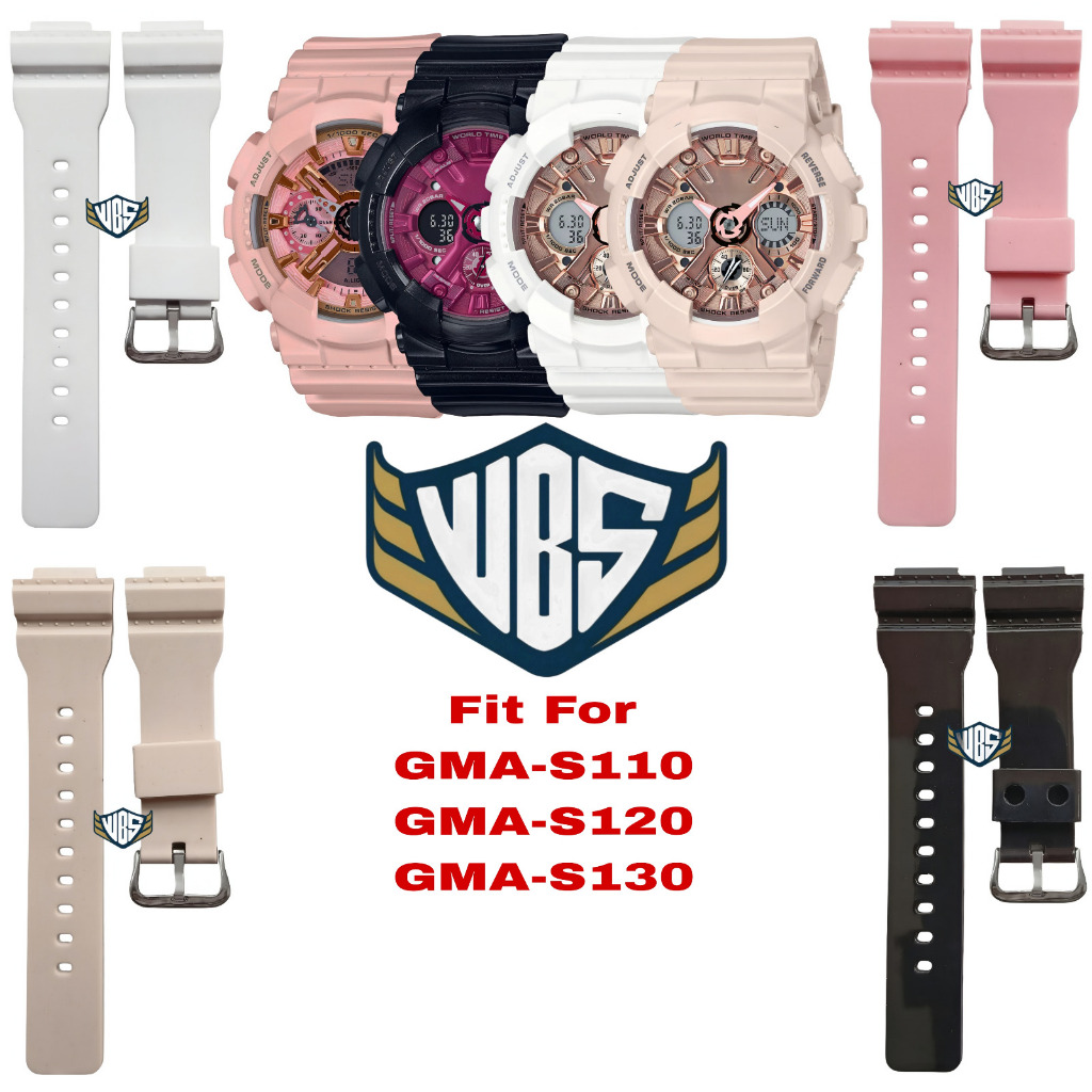 Tali Jam Tangan G-shock GMA-S Replacement Strap Rubber G-Shock GMA-S110 8153.16