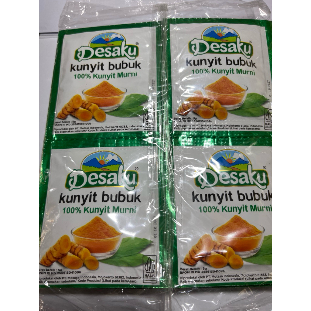 Kunyit bubuk / kunyit instan / kunyit desaku