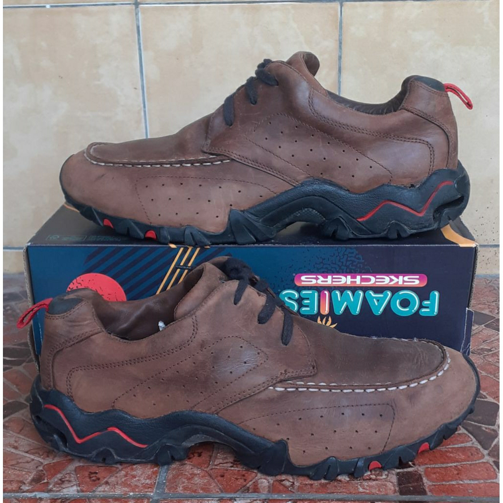 sepatu kulit pantofel ECCO LEATHER size 46