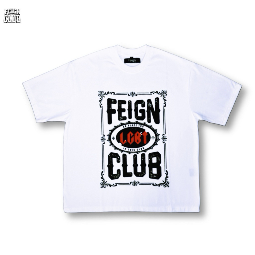 FEIGNCLUB | FVCK LGB T WHITE