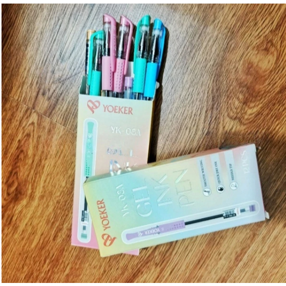 1 Kotak Isi 12 Pcs Pena Gel YOEKER YK-08A