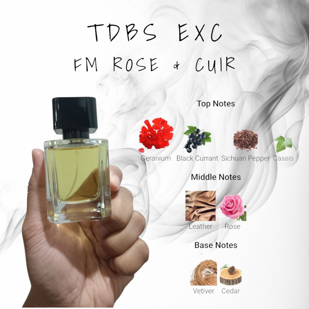TDBS EXC | Inspired by Rose & Cuir | Extrait de parfum