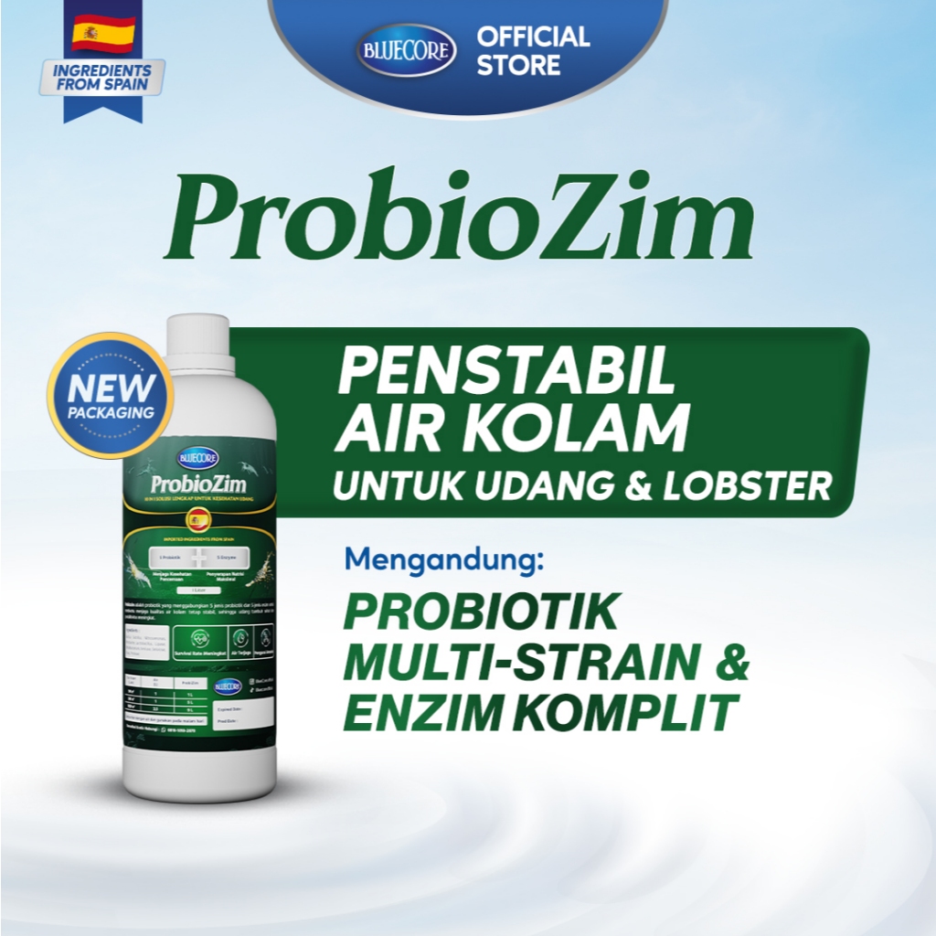 Bluecore Probiozim Probiotik Udang Vaname dan Lobster Air Tawar